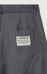 PANTALONE IN TWILL LEGGERO VITA ALTA