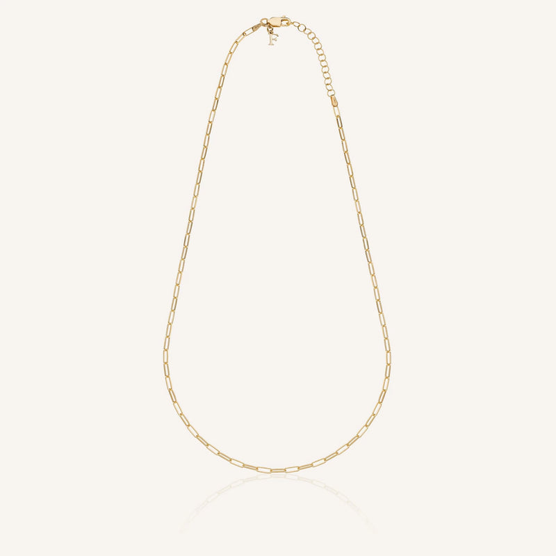 'Mini Clip' necklace gold