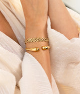 Wide link bracelet