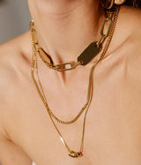 Collana catena con inserti