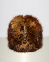 Pochette in pelliccia ecologica S