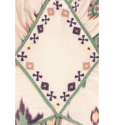 Patterned shoulder dress