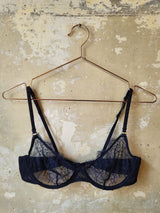 Dark blue lingerie
