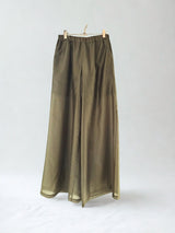 Camicia in mussola balance green