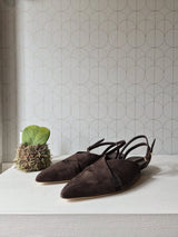 Ballerina in suede