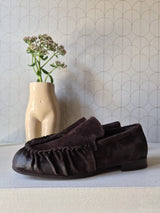 MOCASSINO SCAMOSCIATO DARK BROWN