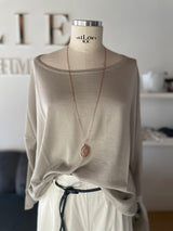 Maglia over light cashmere