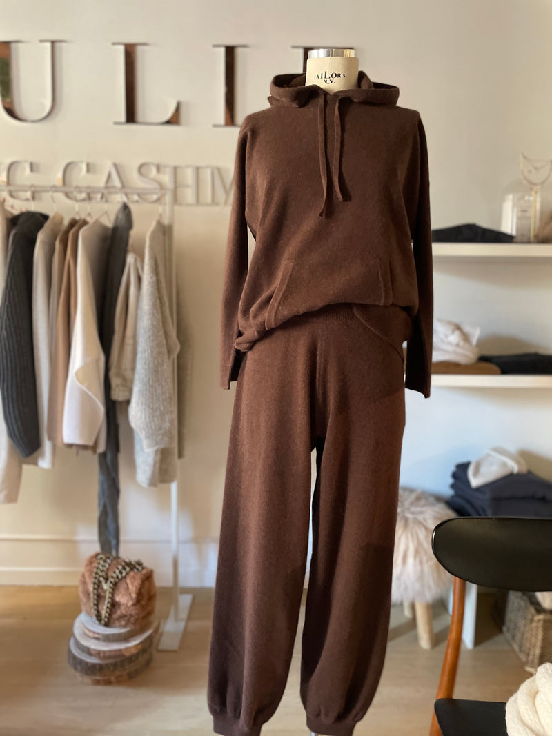 Pantalone jogging in cashmere